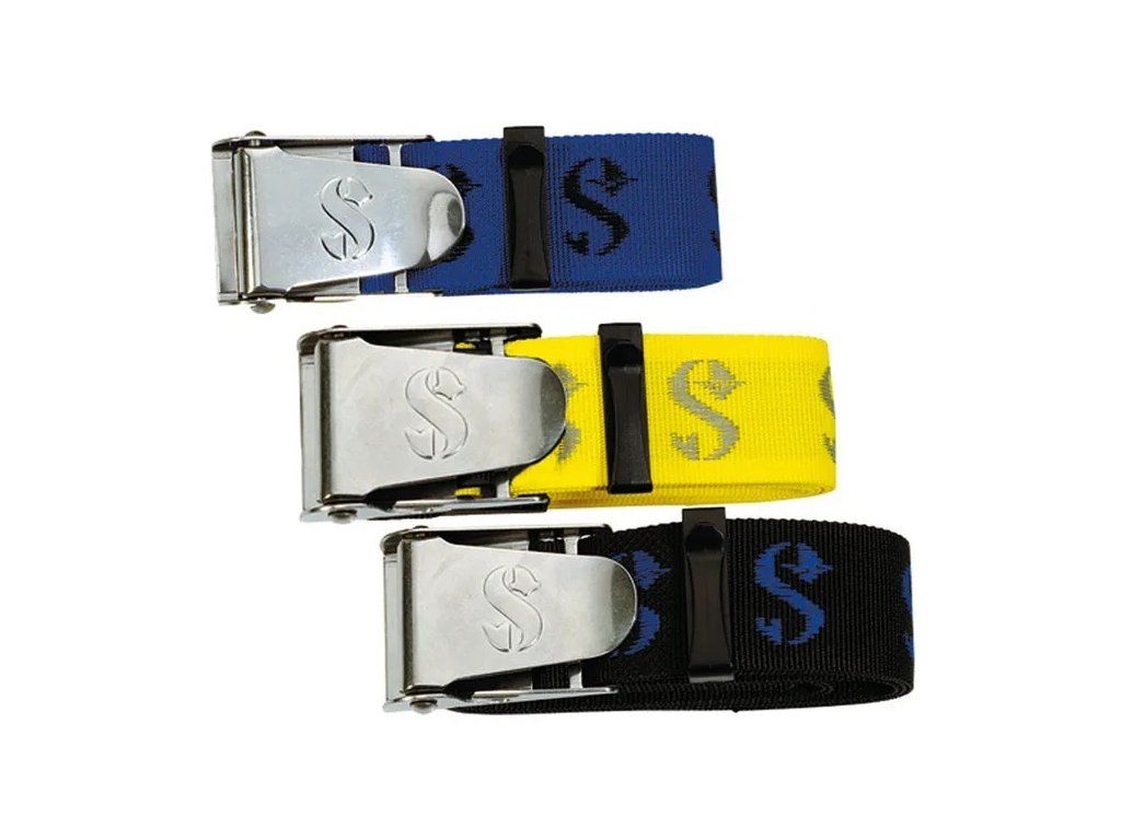 Štandardný záťažový opasok Scubapro s nerezovou prackou (1.5 m x 5 cm)