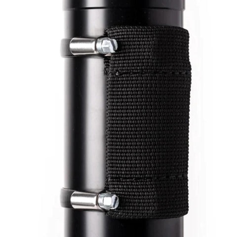 Pohľad na materiálovú štruktúru technického popruhu s vysokou hustotou vlákien odolného voči morskej vode.