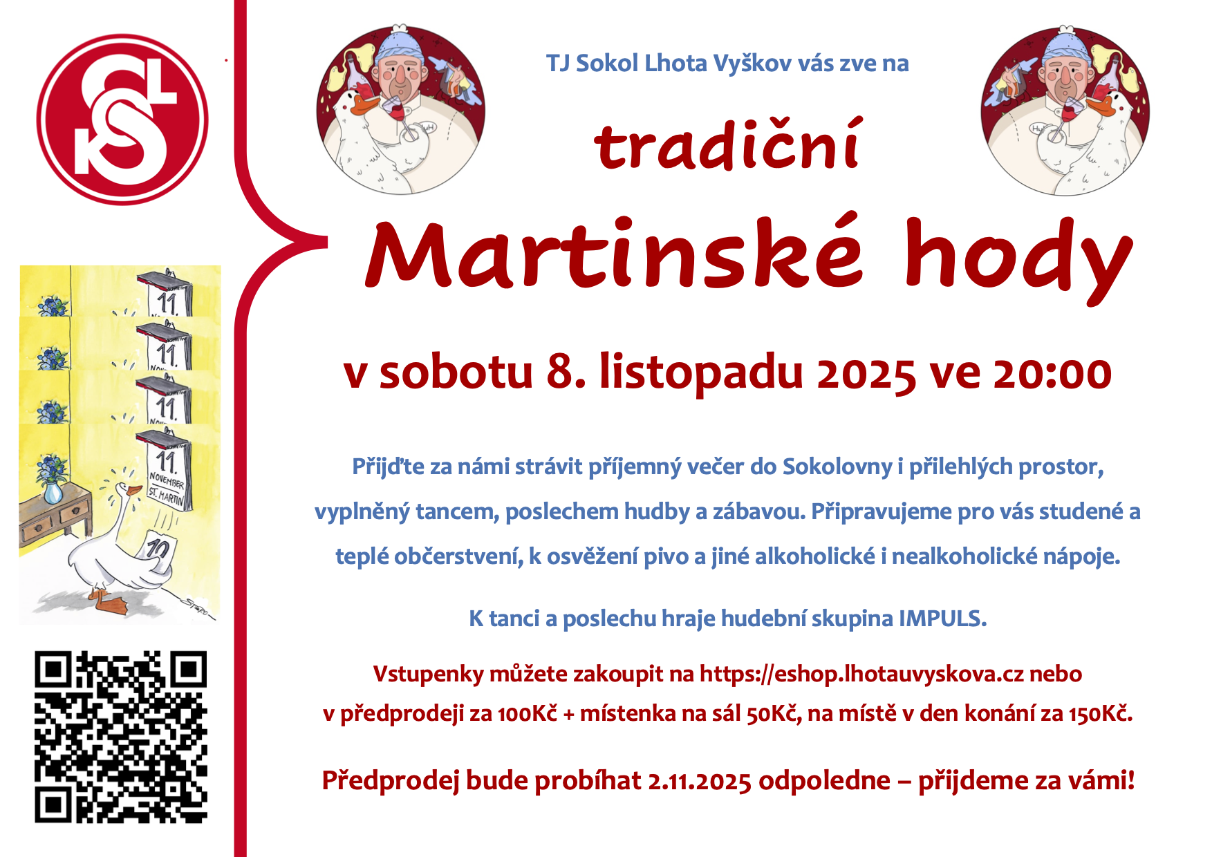 Svatomartinské hody 2025