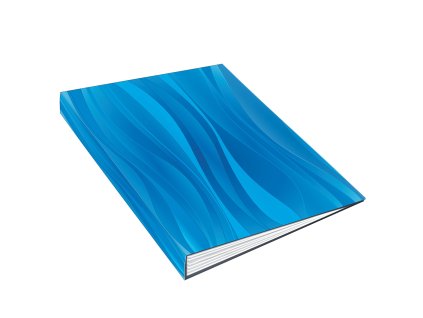 Poznámkový blok  A4 "KARIS" karton modrá