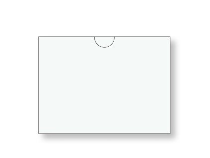 Transparentní obal A5 "U" na šířku PVC/150 mic
