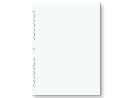 Transparentní obal A4 "U" PP, eurozávěs OP 90 mic, X-Force, bal 50 ks