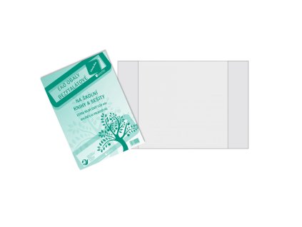 EKO obaly FF - sada 5 ks Obal na sešit A5, čirý PVC 120my