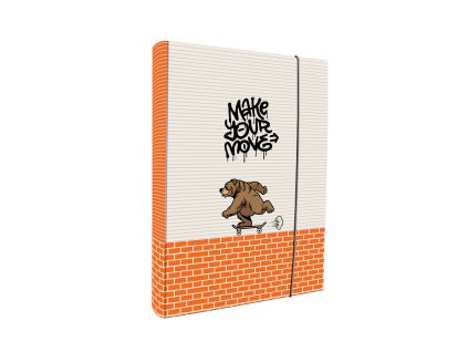 Box A5 na sešity s gumou GRIZZLY SKATE 2024