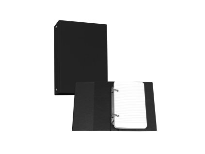 Poznámkový blok  A6 "KARIS" pl. černý