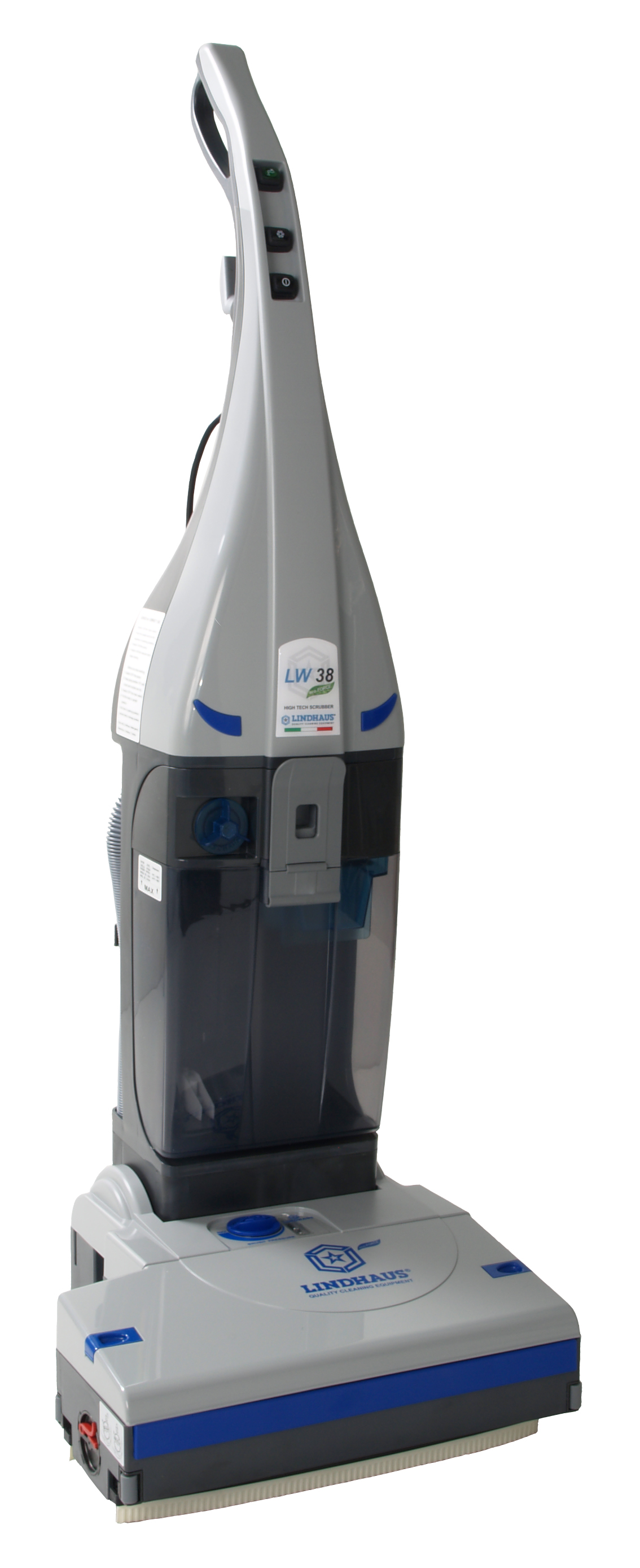 Lindhaus LW38 eco FORCE PK malý podlahový mycí stroj s odsáváním