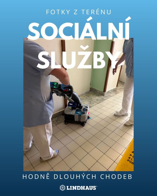 🧽 Čtvrtek z terénu: sociální služby Provoz v sociálních službách je často podobný nemocnicím – dlouhé chodby, mnoho...