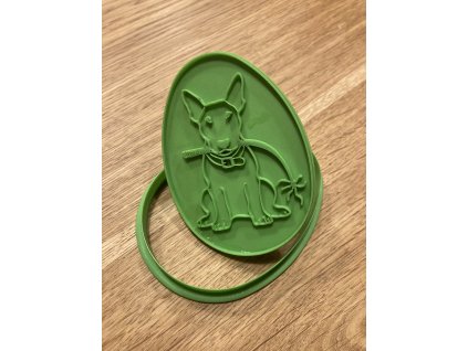 Vykrajovátko Bullterrier - Vajíčko s pomlázkou