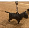Klíčenka Bullterrier - Jednobarevná