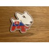 Magnetka Bullterrier - Vlajka