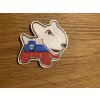 Magnetka Bullterrier - Vlajka