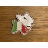 Magnetka Bullterrier - Vlajka