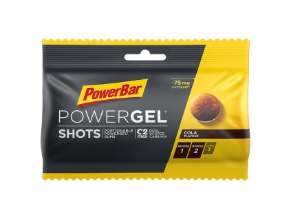 POWERBAR ENERGIZESPORTSHOTS 60G COLA+KOFEÍN