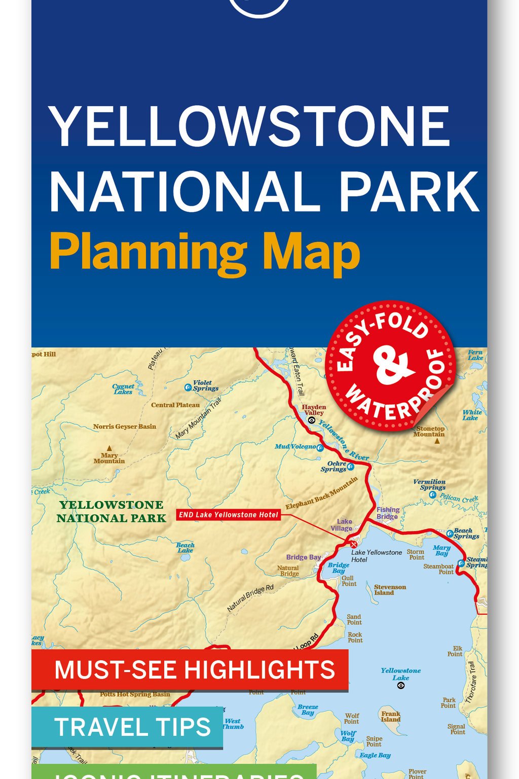 55484 Yellowstone NP Planing map 9781788686143