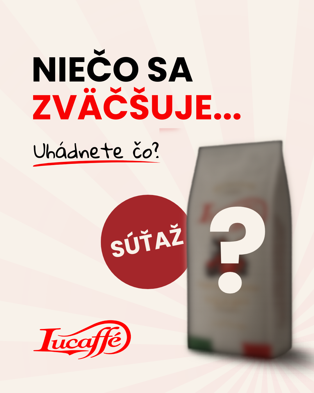☕ Uhádnite novinku Lucaffé a vyhrajte zásobu kávy!