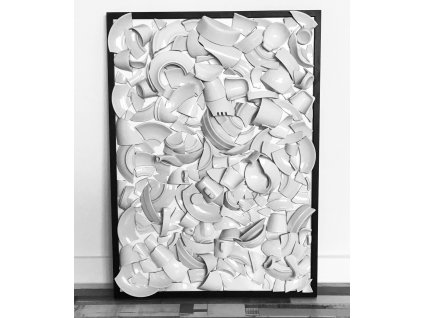 Obraz Střepy štěstí 70x50cm