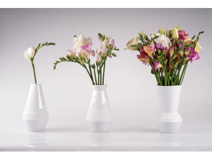 Viktorie, porcelánová váza, váza, vázička,krajka, Luckavo, Lucie Tomis