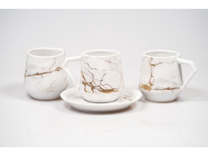 luxusní hrnek, zlatý mramor, mramorový hrnek, kávový hrnek, luckavo, porcelánový hrnek, originální hrnek, patrik, zlato, mramor