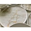 mramor, zlatý mramor, mramorové talíře, luxusní talíře, porcelán, luckavo, marble