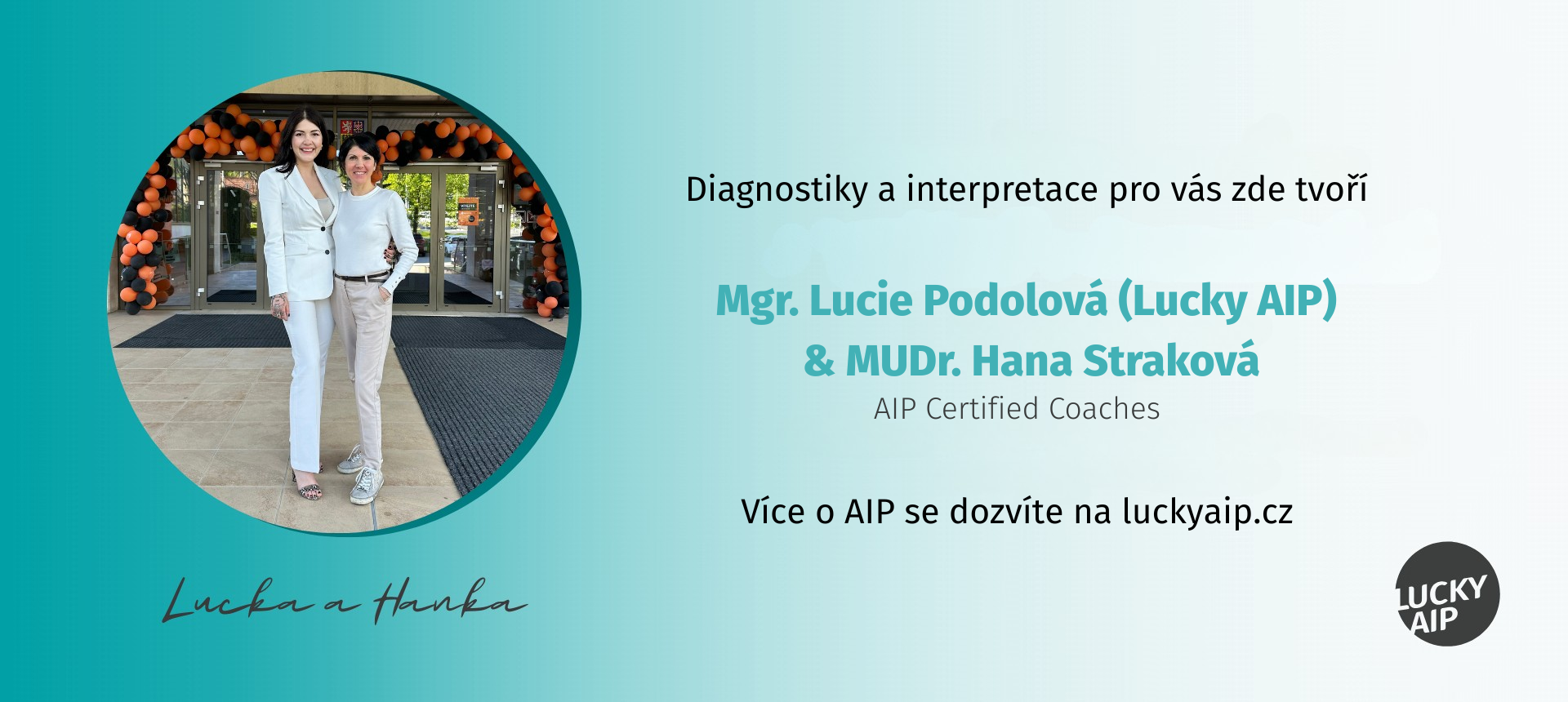 Testy pro vás tvoří Lucky a Hanka