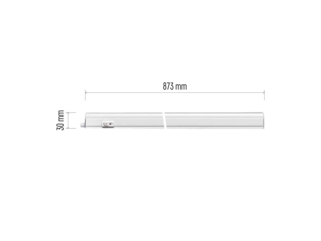 8521 8521 8521 zs2131 led osvetleni t5 lista 800mm 10w neutralni bila