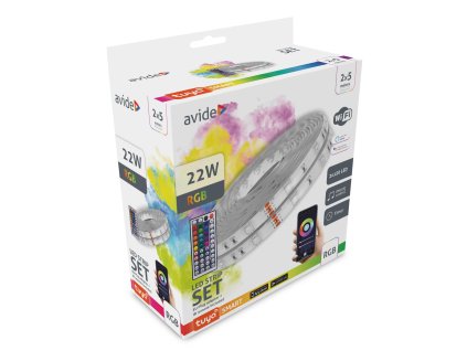 alsb5050rgbtuya44 10m avide led szalag bliszter 12v 22w rgb 2x5m tuya zene vez ir taviranyito 3 0x0