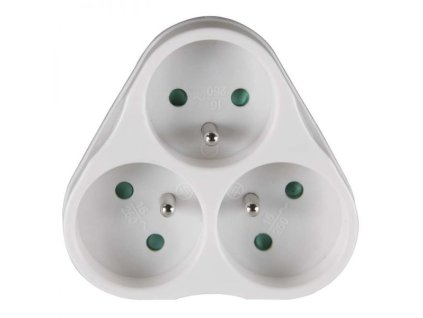 4992 4992 4992 rozbocovaci zasuvka 3x kulata