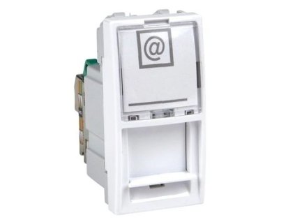 6808 6808 6808 6808 zasuvka datova 1xrj45 s one kat 5e utp 1m polar
