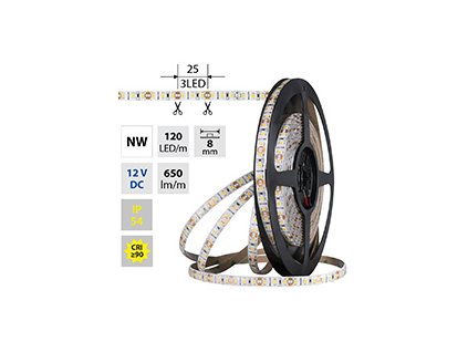 7501 1 7501 1 led pasek mcled smd2835 120led m 9 6 w 650l nw