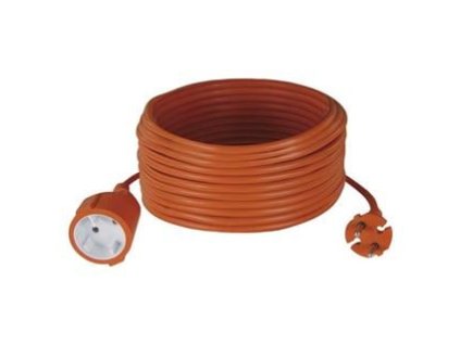 8863 8863 dvouzilovy pohyblivy privod 20 m 1 zasuvka oranzovy pvc 230 v 1 mm2
