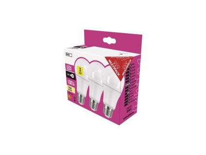 9148 9148 9148 led zarovka classic a60 10 7w e27 tepla bila