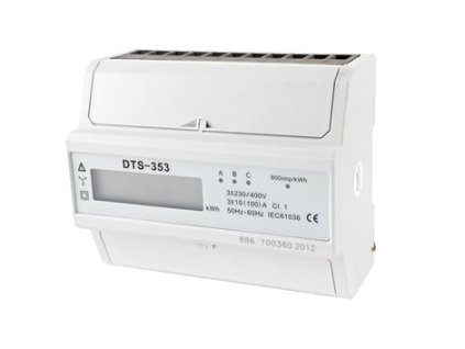 9904 9904 elektromer dts 353 l 100a 7mod lcd 3faz 1tar podruzny