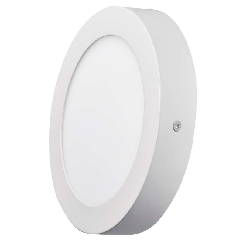 Fotografie EMOS LED panel 120mm, kruhový přisazený bílý, 6W teplá bílá 1539051010 EMOS Lighting