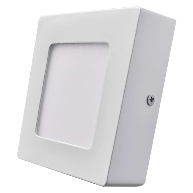 Fotografie EMOS LED panel 120×120, přisazený bílý, 6W teplá bílá 1539061050 Teplá bílá EMOS Lighting