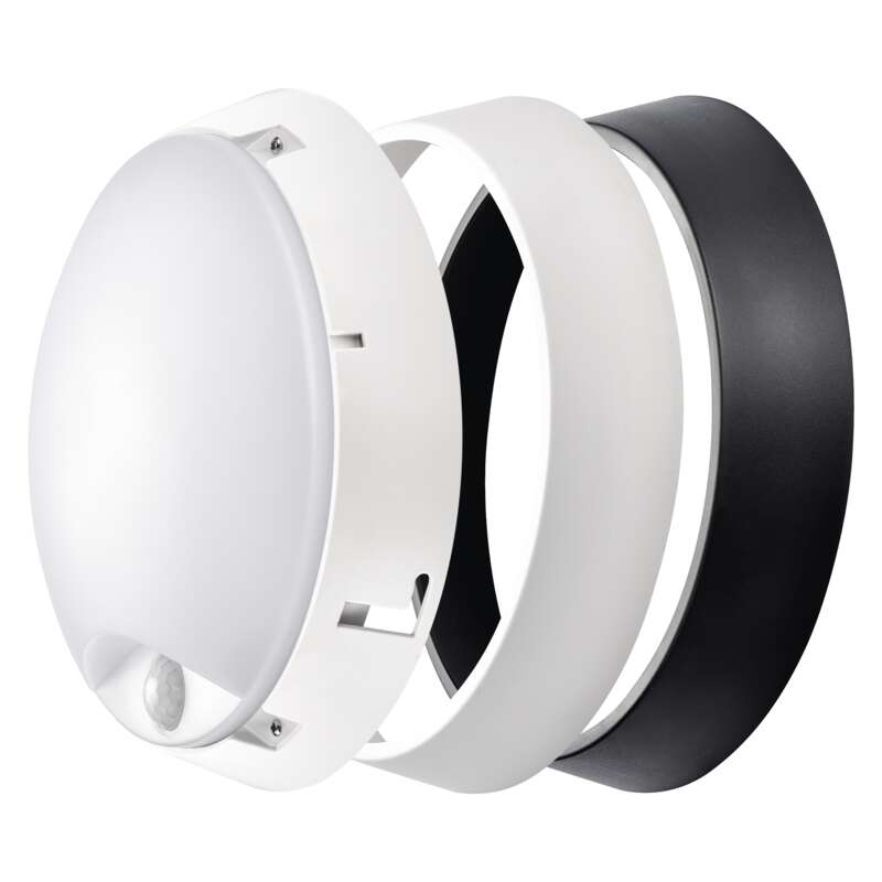 Fotografie EMOS LED přisazené svítidlo s PIR, kruh černá/bílá 14W neut. bílá 1539072240 EMOS Lighting