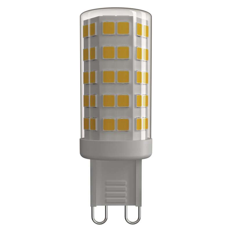 Fotografie LED žárovka CLS JC, G9, 4,5W, neutrální bílá / denní světlo Emos ZQ9541 Emos A126:10347