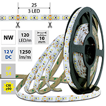 Fotografie LED pásek MCLED SMD2835 120LED/m 14/W 1250l NW IP