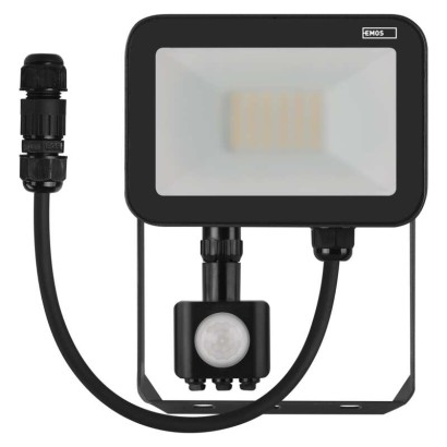 Fotografie EMOS REFLEKTOR LED 50W PROFI PIR studená bílá Emos A10:1531242742