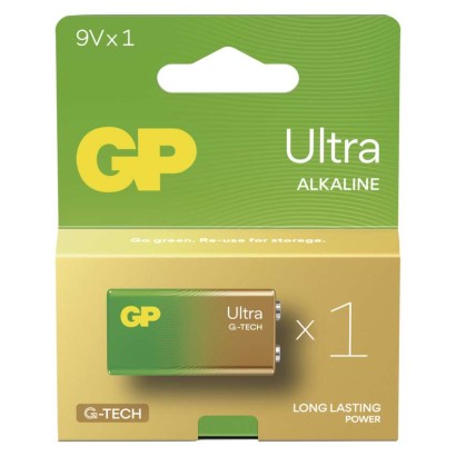 Fotografie Alkalická baterie GP Ultra 9V