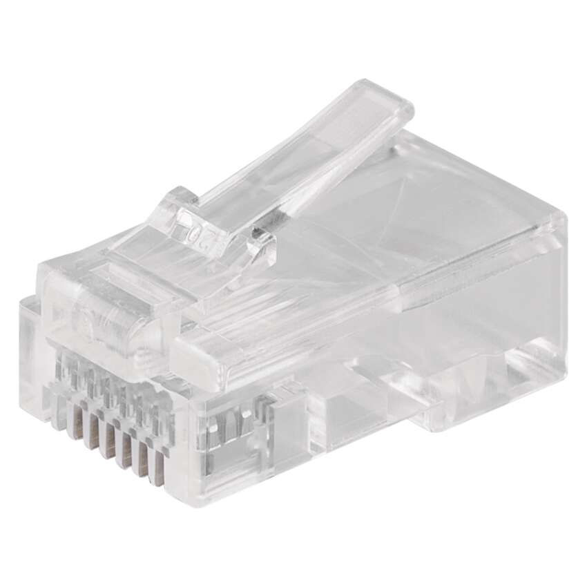 Fotografie Konektor pro UTP kabel (drát), bílý