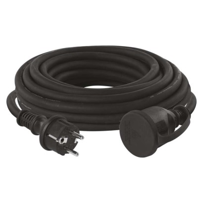 Fotografie EMOS Prodlužovací kabel gumový spojka 3x1,5mm 10m 1901211000 EMOS