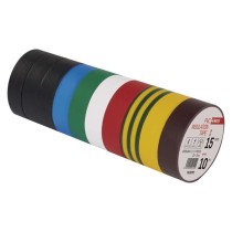 Fotografie Izolační páska PVC 15mm / 10m barevný mix