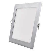 Fotografie LED panel 225×225, stříbrný, 18W, neutrální bílá Emos ZD2242 Emos A126:2445