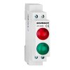 Instal. LED signálka AMPARO červená+zelená 230V AC/DC