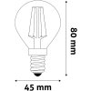 awlfmg14nw 65w avide led white filament mini globe 65w e14 nw 4000k 2 0x0