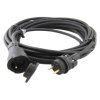 9232 9232 venkovni prodluzovaci kabel 25 m 1 zasuvka cerny guma 230 v 1 5 mm2