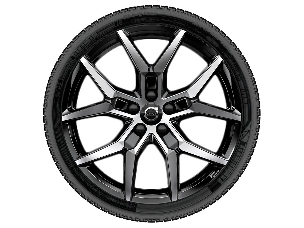 Volvo zimní kola 19", 5-Y-Spoke POLESTAR ENGINEERED High Gloss Black (32333071)  Michelin