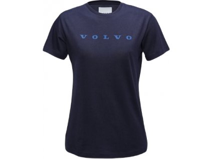 Volvo damske tricko spread modre