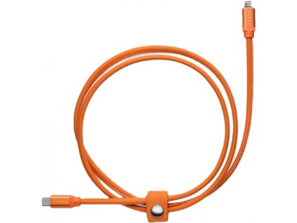 Volvo upcyklovany propojovaci kabel typu C pro Apple oranzovy