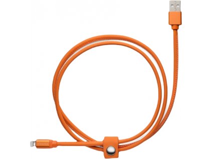 Volvo upcyklovany nabijeci kabel Apple oranzovy